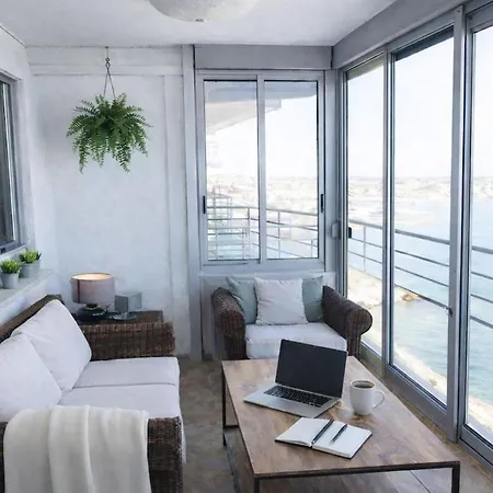 Lägenhet Oceanfront In Cullera, Suitable For Remote Work And Long *